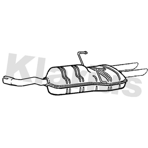 Klarius Box With Tail Pipe Rear RR366G