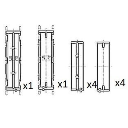FAI Main Bearing Set 60mm BM1033-STD