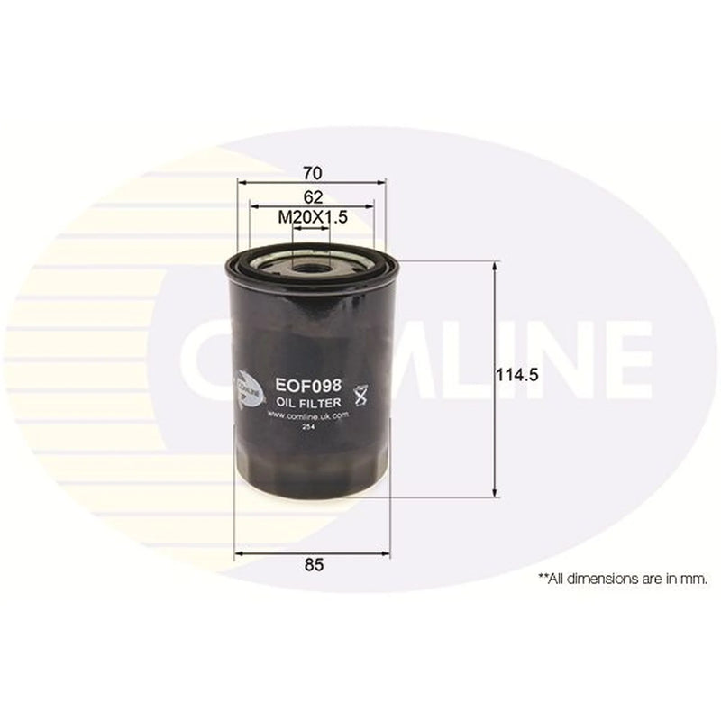 Comline Engine Oil Filter EOF098