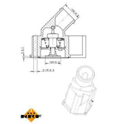 NRF Thermostat,Coolant 725122