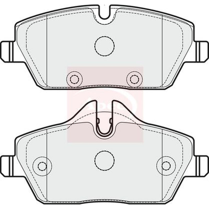 Apec Front Brake Pad Set PAD1758