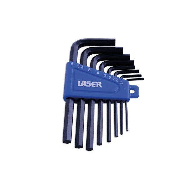 Laser Tools Metric Hex Key Set 8pc - PL