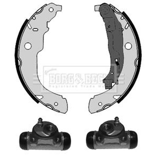 Borg & Beck Brake Shoe Set Axle Kit BBS1123K