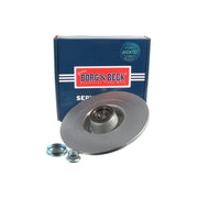 Borg & Beck 2 x Solid Rear Brake Discs BBD5897S