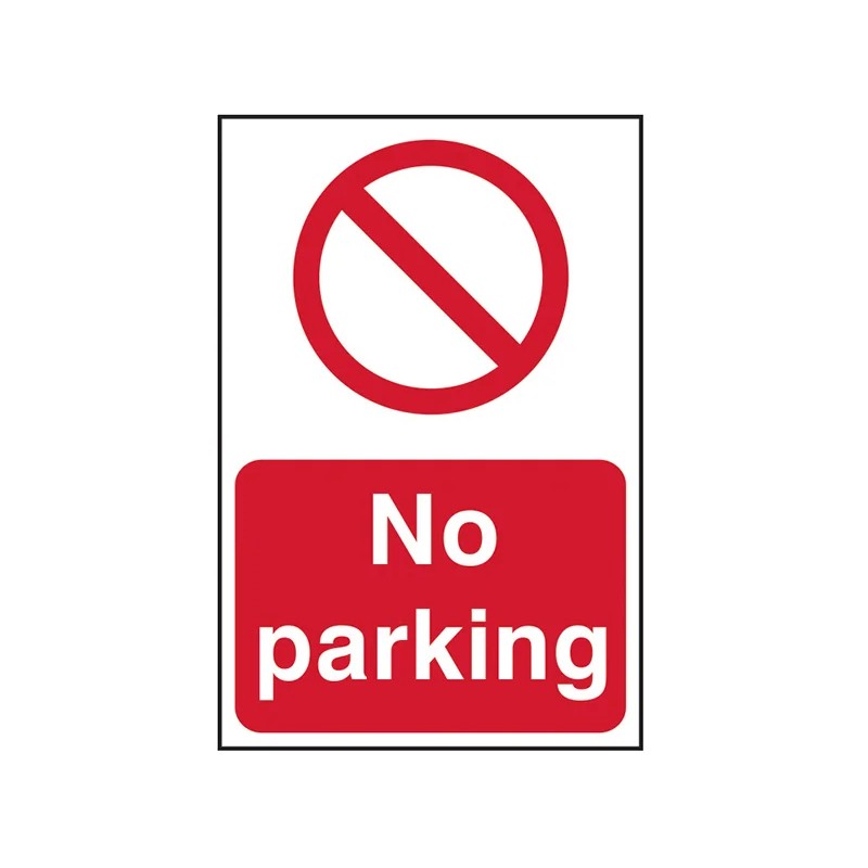 Scan No Parking - PVC Sign 400 x 600mm - 4051