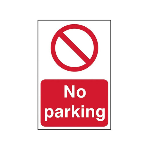 Scan No Parking - PVC Sign 400 x 600mm - 4051