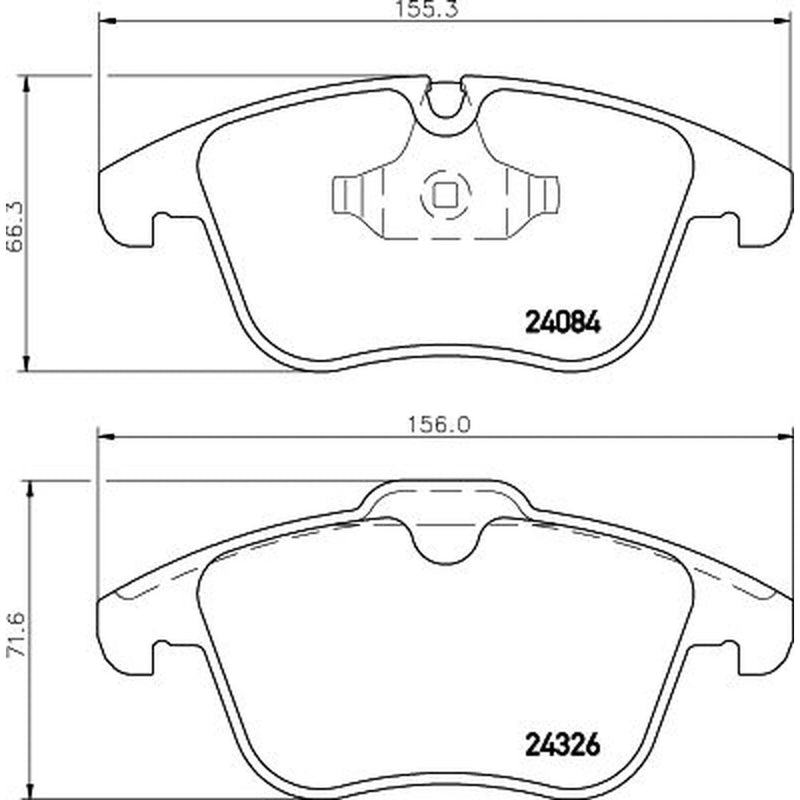 Mintex Front Brake Pad Set MDB2944