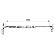 Bosch Handbrake Cable Right Rear 1 987 482 328