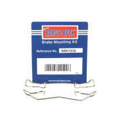 Borg & Beck Brake Pad Accessory Fitting Kit Front BBK1039