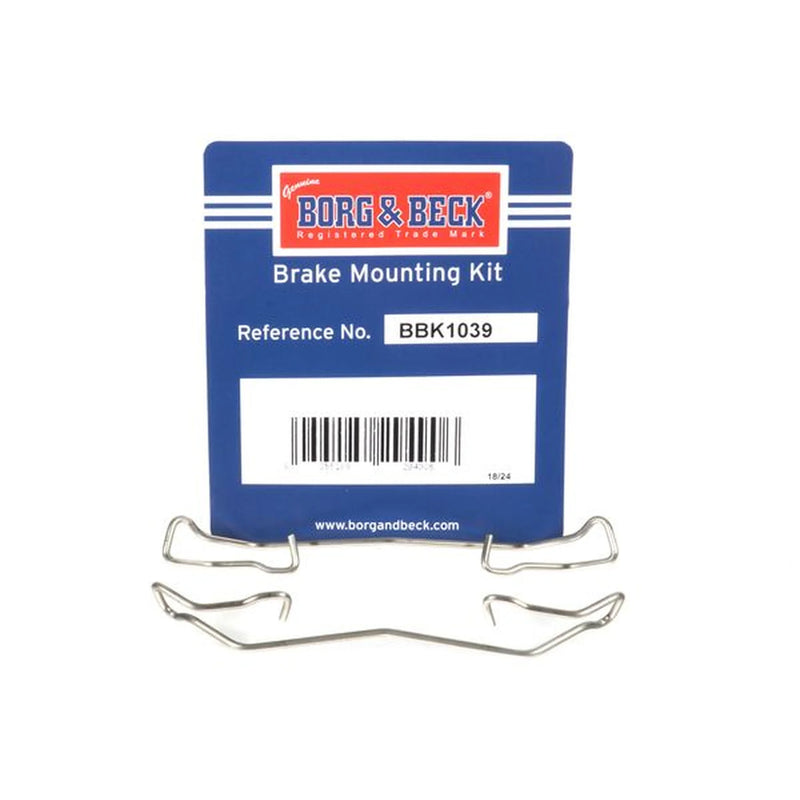 Borg & Beck Brake Pad Accessory Fitting Kit Front BBK1039