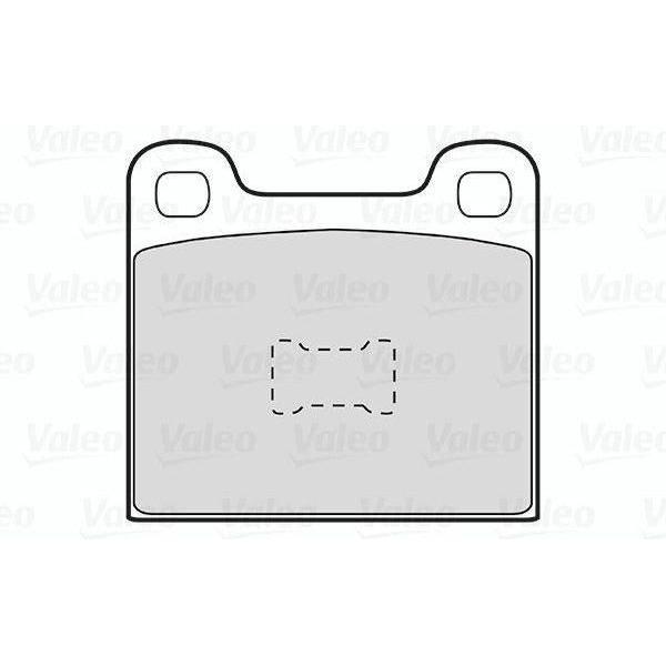 Genuine Valeo Brake Pads Ess Fits MercedesR107 Front/Rr Valeo  - Town Parts