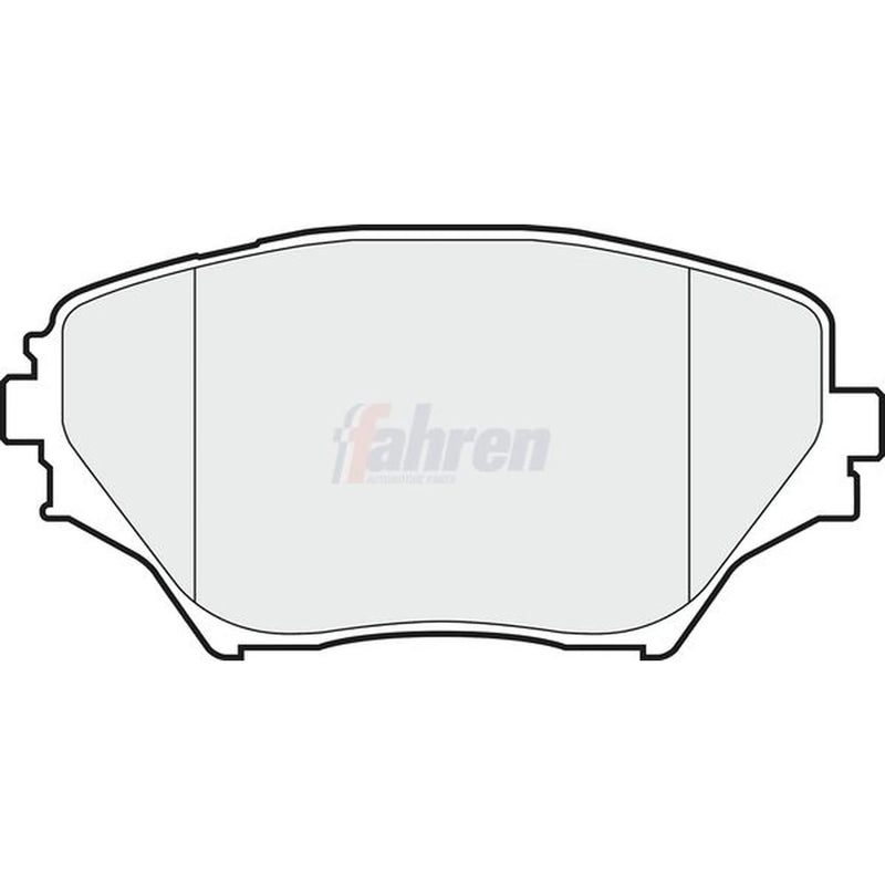 Fahren Front Brake Pad Set FBP3327