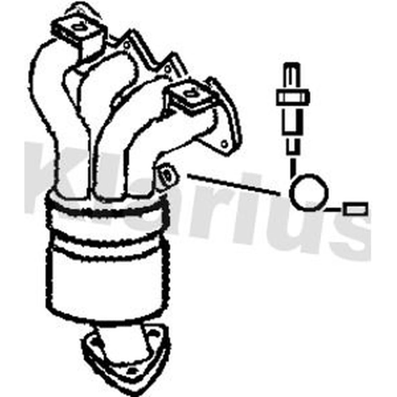Klarius Catalyst Type Approved With Pipe 322713