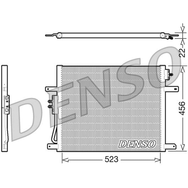 Denso Air Conditioning Condenser DCN06008