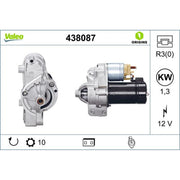 Valeo Starter Motor 12V 1.3kW 10 Teeth 438087