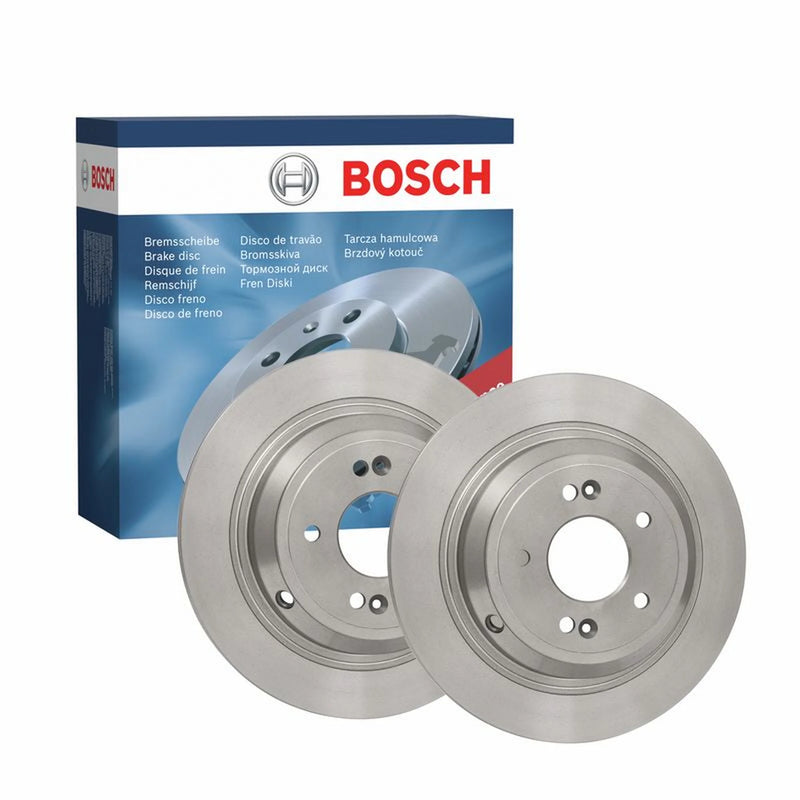 Bosch 2 x Solid Rear Brake Discs 0 986 479 C27