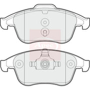 Apec Front Brake Pad Set PAD1708