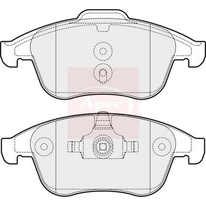 Apec Front Brake Pad Set PAD1708