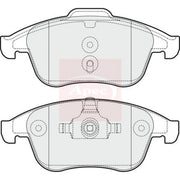 Apec Front Brake Pad Set PAD1708