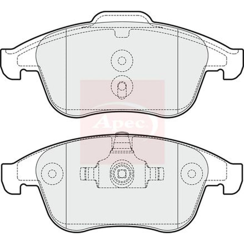 Apec Front Brake Pad Set PAD1708