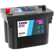 Exide Battery 12V 50Ah 800A EK508