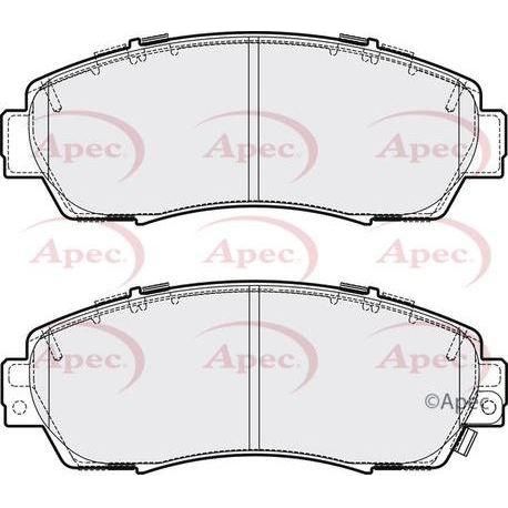 Apec Apec Brake Pads (Front) (R90) PAD2124 Apec  - Town Parts