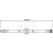 Apec Brake Hydraulic Hose Line Rear HOS4183