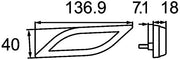 Hella 2BM 013 338-027 Auxiliary Direction Indicator