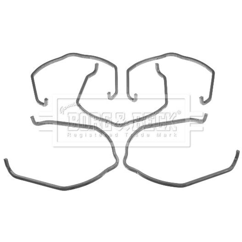 Borg & Beck 5 x Charge Air Hose Fastening Clamp Wide Thick BHC2014