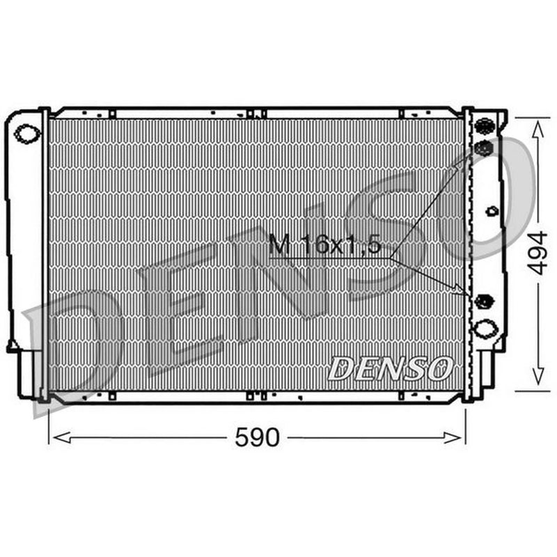 Denso Engine Radiator DRM33053