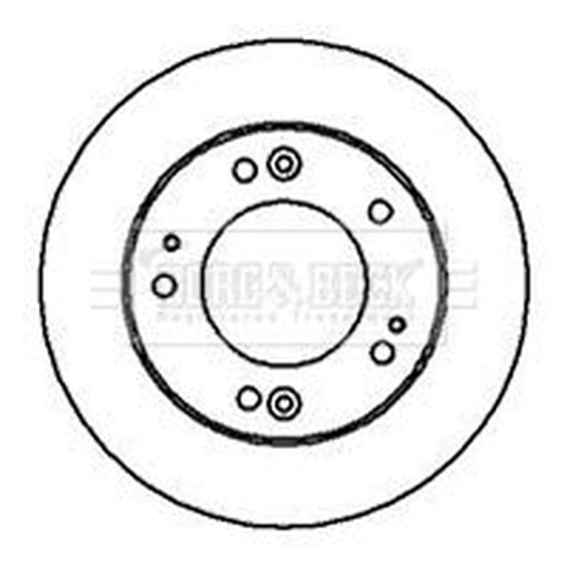 Borg & Beck Front Brake Discs BBD4222