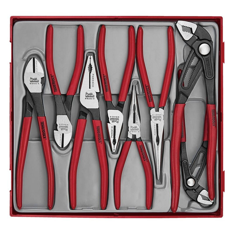 Teng Tools TT2 Vinyl Grip 8-Piece Pliers Set