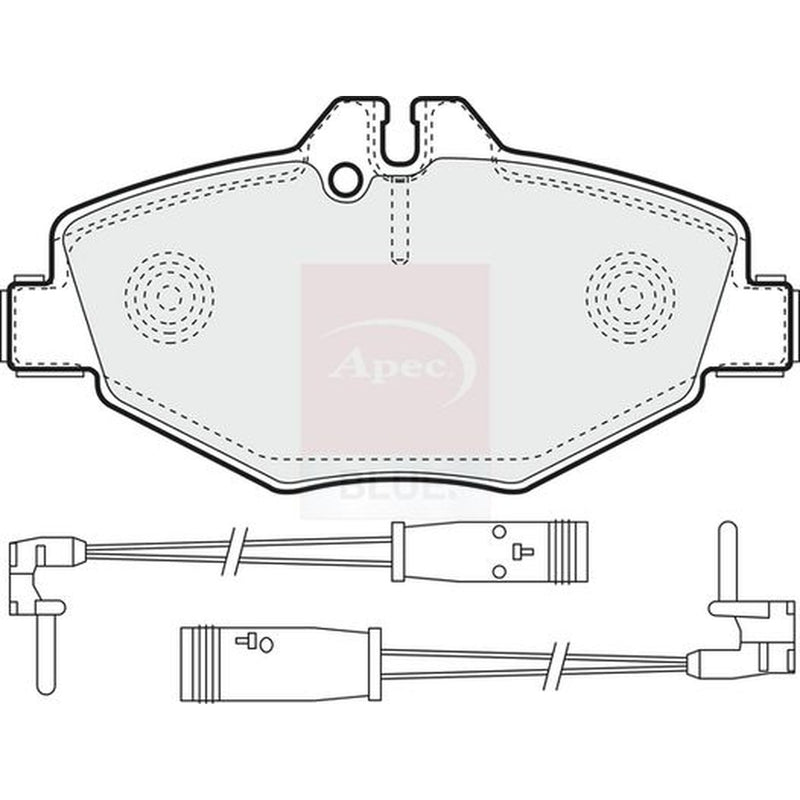 Apec Front Brake Pad Set PD3330