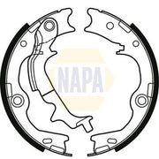 NAPA Parking Brake Shoe Set NBS5056