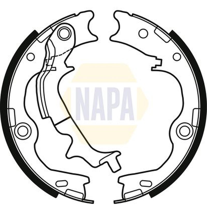 NAPA Parking Brake Shoe Set NBS5056