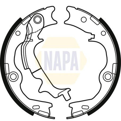 NAPA Parking Brake Shoe Set NBS5056