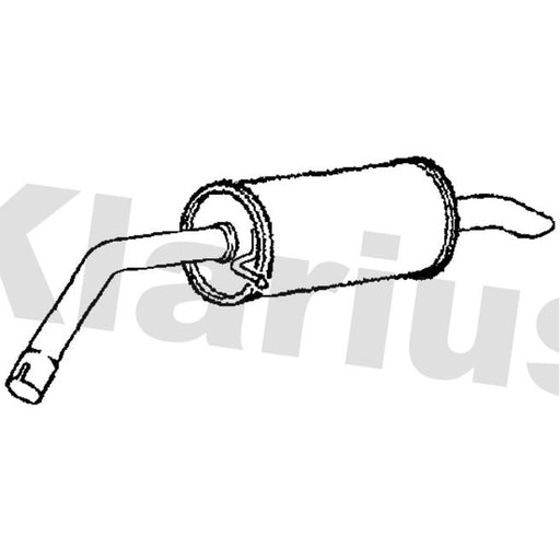 Klarius Box With Tail Pipe Right Rear LR246K