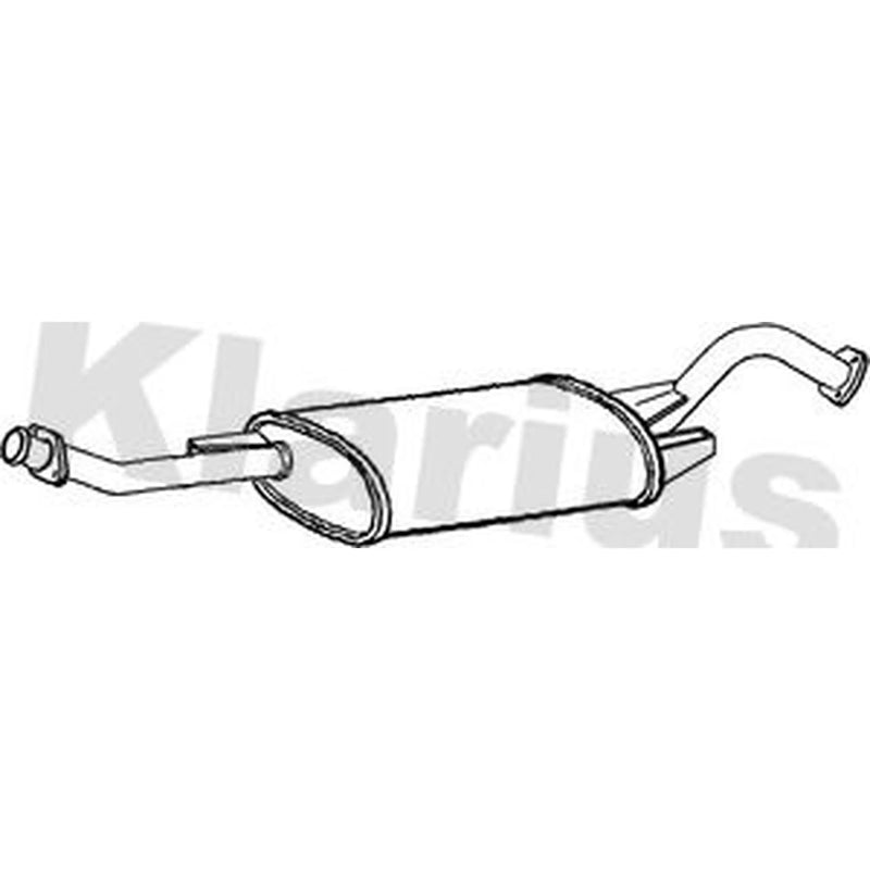Klarius Box With Centre Pipe Centre CL286L