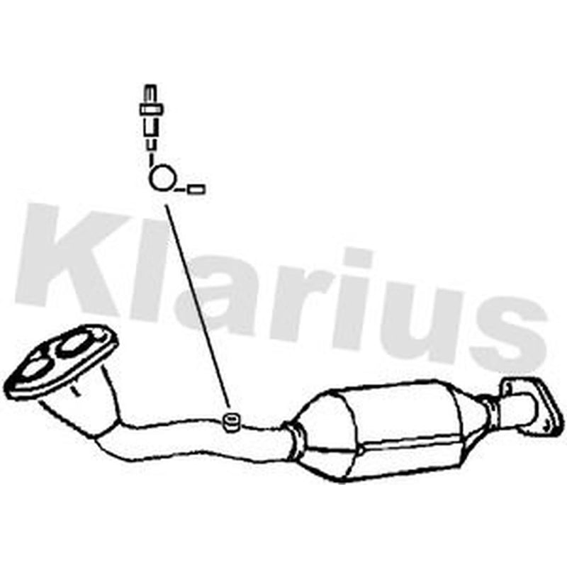 Klarius Catalyst T/A With Pipe (Kit 402329) 322494
