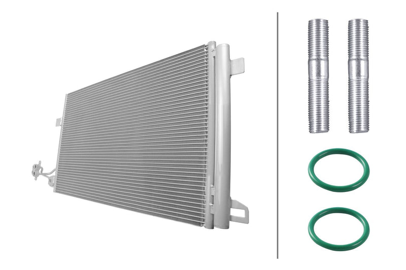 Hella 8FC 366 221-411 Condenser, air conditioning