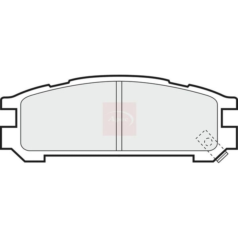 Apec Rear Brake Pad Set PAD748