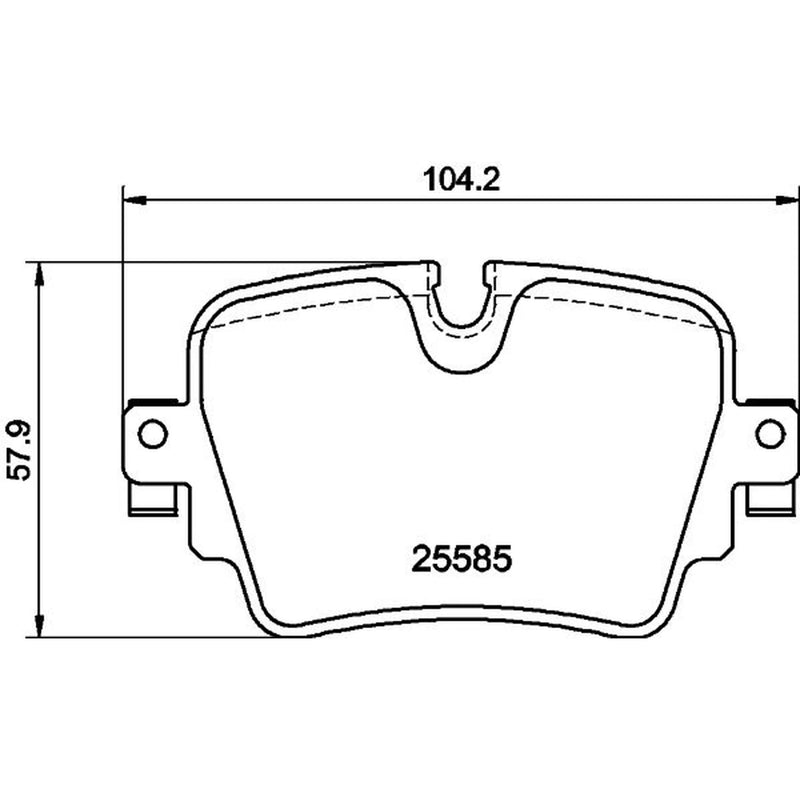 Mintex Rear Brake Pad Set MDB3377