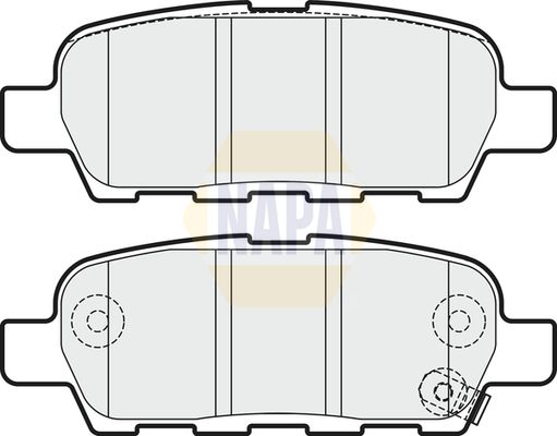 NAPA Front & Rear Pads fits NISSAN NISSAN (DFAC)