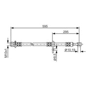 Bosch Brake Hydraulic Hose Line Front Right 1 987 481 044