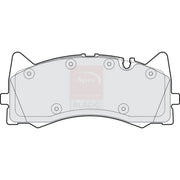 Apec Front Brake Pad Set PAD2176B