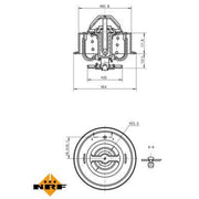 NRF Thermostat,Coolant 725201