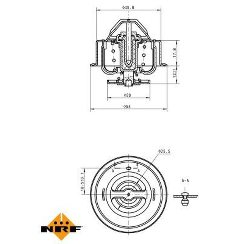 NRF Thermostat,Coolant 725201