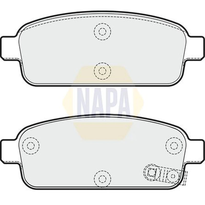 NAPA Rear Brake Pad Set NBP1816