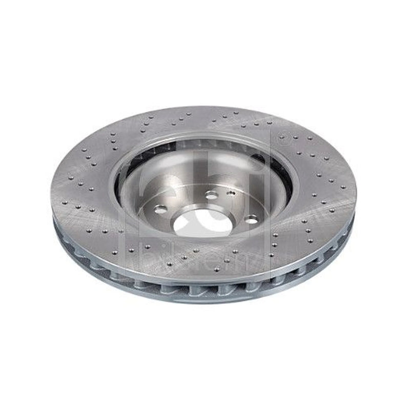 Febi 2 x Perforated/Vented Front Brake Discs 26407