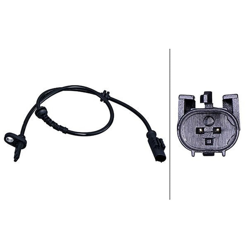 Hella ABS Wheel Speed Sensor Rear 6PU 358 218-011